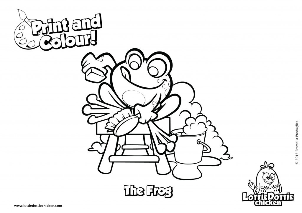 Coloring pages Lottie Dottie Chicken Official Website